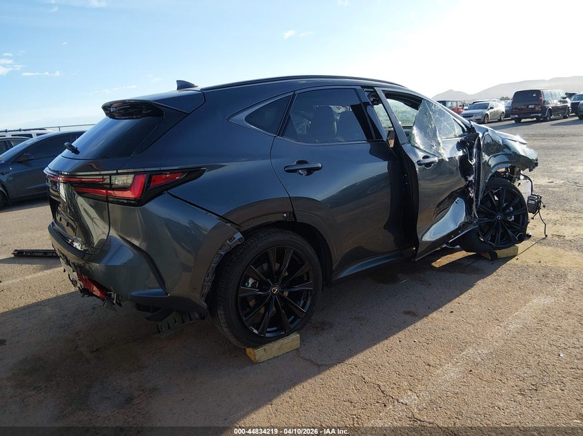 2025 Lexus Nx VIN 2T2KGCEZ7SC087302 IAAI salvage auction — FRONT & REAR, Original (Texas), sold $6,875 on 2026-07-08 (photo 4)