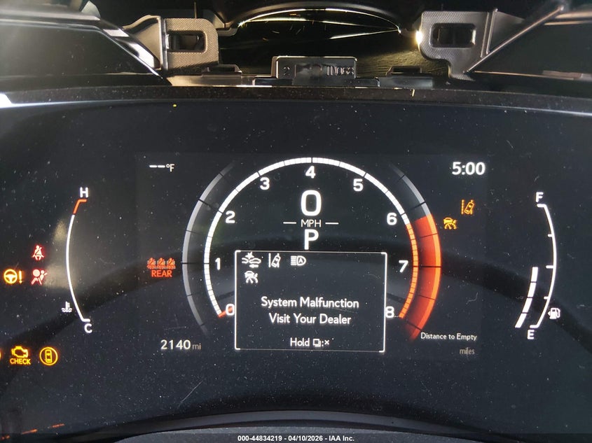 2025 Lexus Nx VIN 2T2KGCEZ7SC087302 IAAI salvage auction — FRONT & REAR, Original (Texas), sold $6,875 on 2026-07-08 (photo 7)