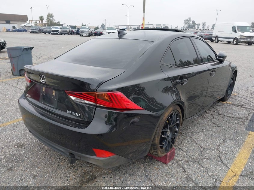 2019 Lexus Is VIN JTHBA1D20K5088611 IAAI salvage auction — LEFT SIDE, Salvage Title, sold $3,900 on 2026-07-28 (photo 4)