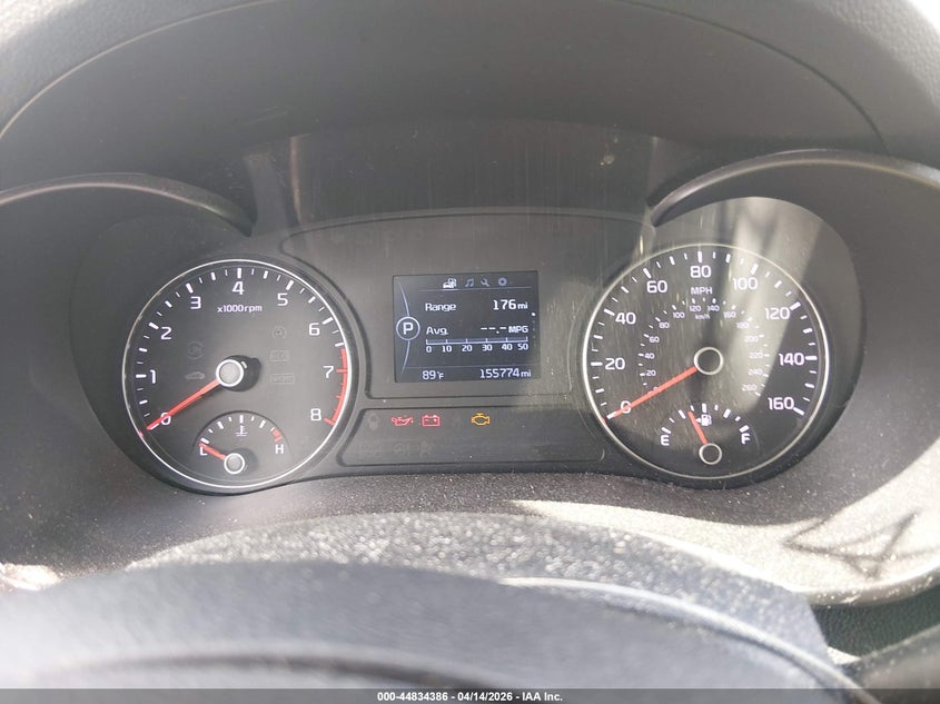 2018 Kia Optima VIN 5XXGT4L30JG185332 IAAI salvage auction — FRONT END, Salvage Title, sold $1,250 on 2026-07-08 (photo 7)