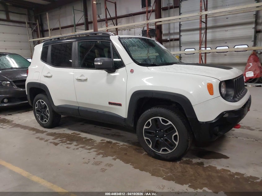 2016 Jeep Renegade VIN ZACCJBCT8GPC63997 IAAI salvage auction — WATER/FLOOD, Clear-Duplicate (Michigan), sold $1,050 on 2026-07-13 (photo 1)
