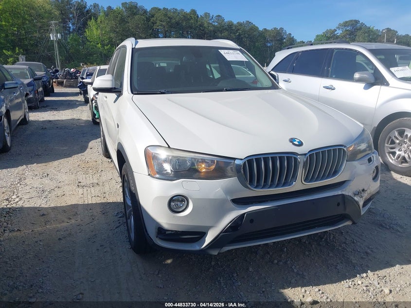 2017 BMW X3 VIN 5UXWZ7C50H0T43692 IAAI salvage auction — FRONT & REAR, Wait Title, sold $3,000 on 2026-07-21 (photo 1)