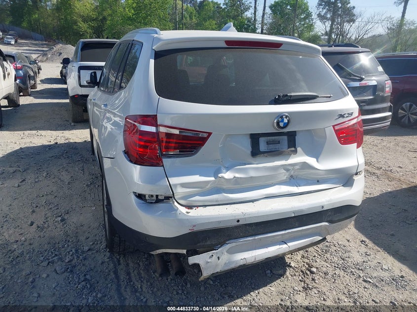 2017 BMW X3 VIN 5UXWZ7C50H0T43692 IAAI salvage auction — FRONT & REAR, Wait Title, sold $3,000 on 2026-07-21 (photo 3)