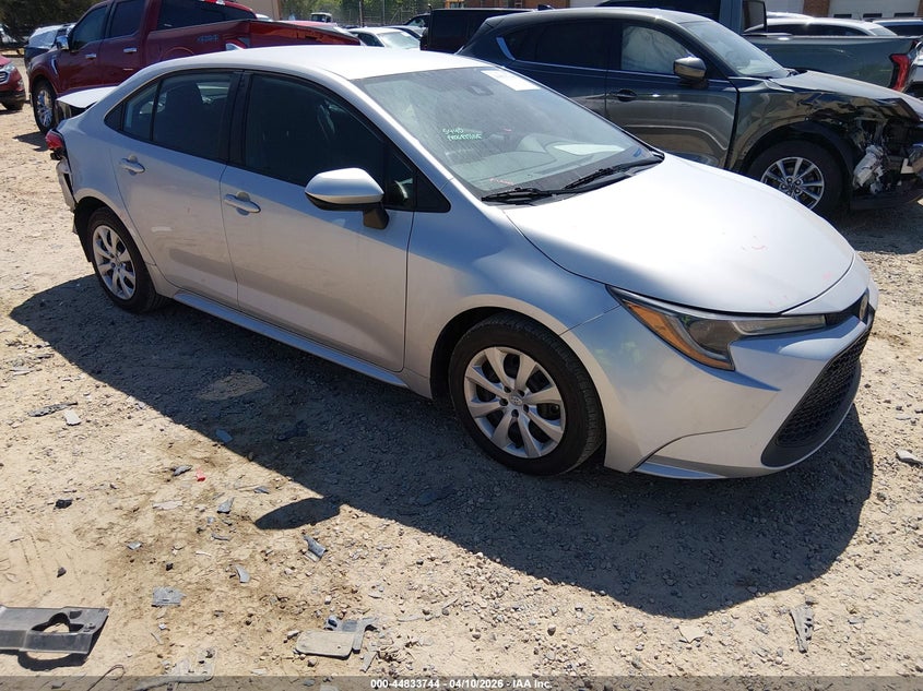 2021 Toyota Corolla VIN 5YFEPMAE7MP180737 IAAI salvage auction — REAR END, Salvage Title, sold $6,400 on 2026-07-20 (photo 1)