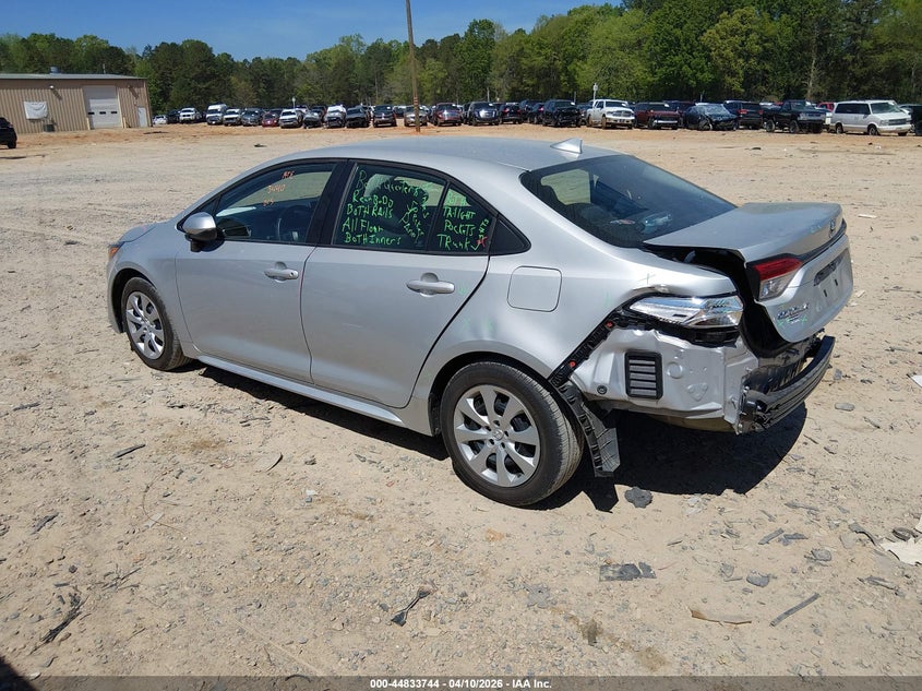2021 Toyota Corolla VIN 5YFEPMAE7MP180737 IAAI salvage auction — REAR END, Salvage Title, sold $6,400 on 2026-07-20 (photo 3)