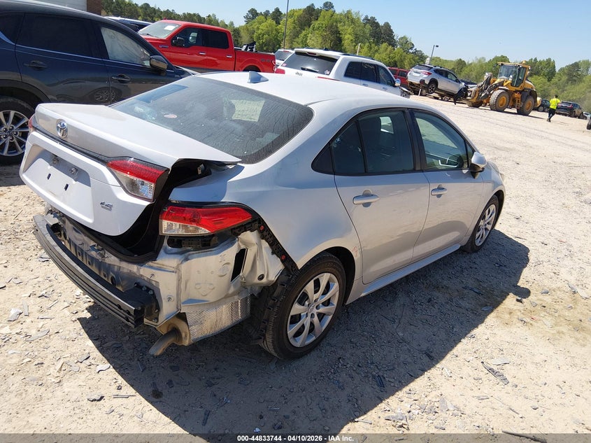 2021 Toyota Corolla VIN 5YFEPMAE7MP180737 IAAI salvage auction — REAR END, Salvage Title, sold $6,400 on 2026-07-20 (photo 4)