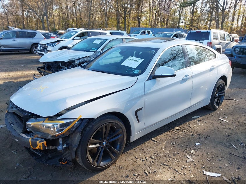 2019 BMW 4er VIN WBA4J3C57KBL11372 IAAI salvage auction — FRONT END, Salvage Title, sold $7,450 on 2026-07-14 (photo 2)