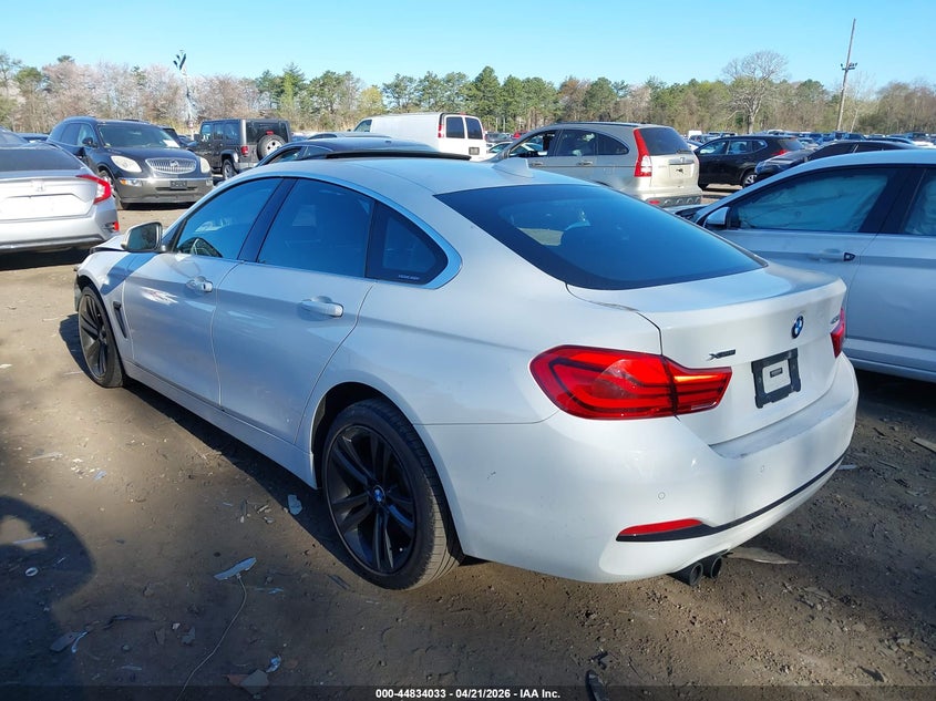 2019 BMW 4er VIN WBA4J3C57KBL11372 IAAI salvage auction — FRONT END, Salvage Title, sold $7,450 on 2026-07-14 (photo 3)
