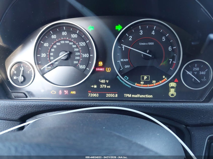 2019 BMW 4er VIN WBA4J3C57KBL11372 IAAI salvage auction — FRONT END, Salvage Title, sold $7,450 on 2026-07-14 (photo 7)