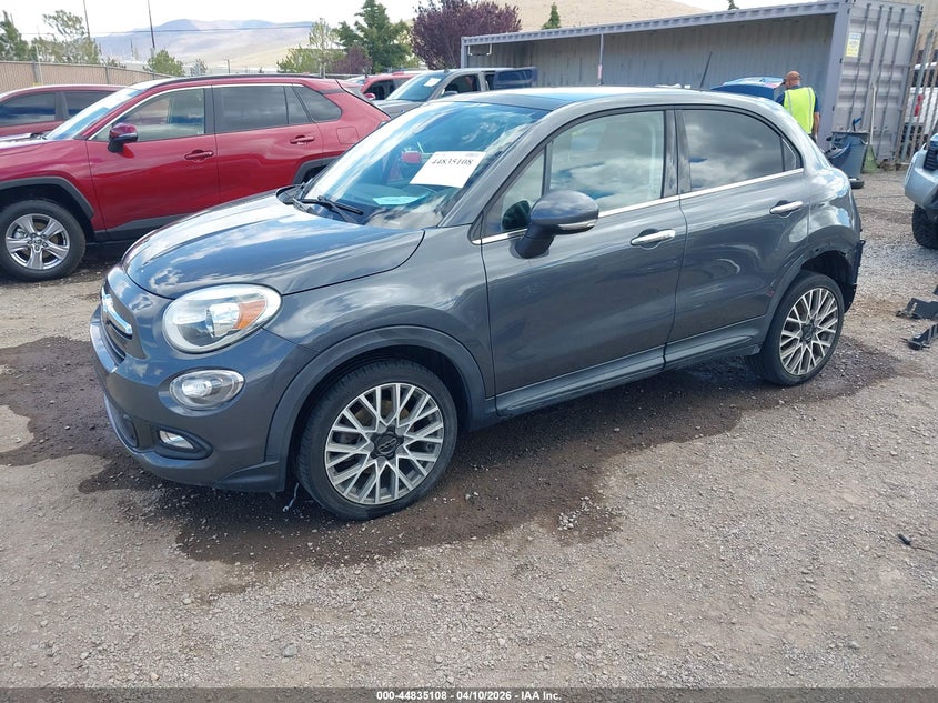 2018 Fiat 500x VIN ZFBCFXDB0JP652208 IAAI salvage auction — REAR END, Salvage Title, sold $1,200 on 2026-08-08 (photo 2)