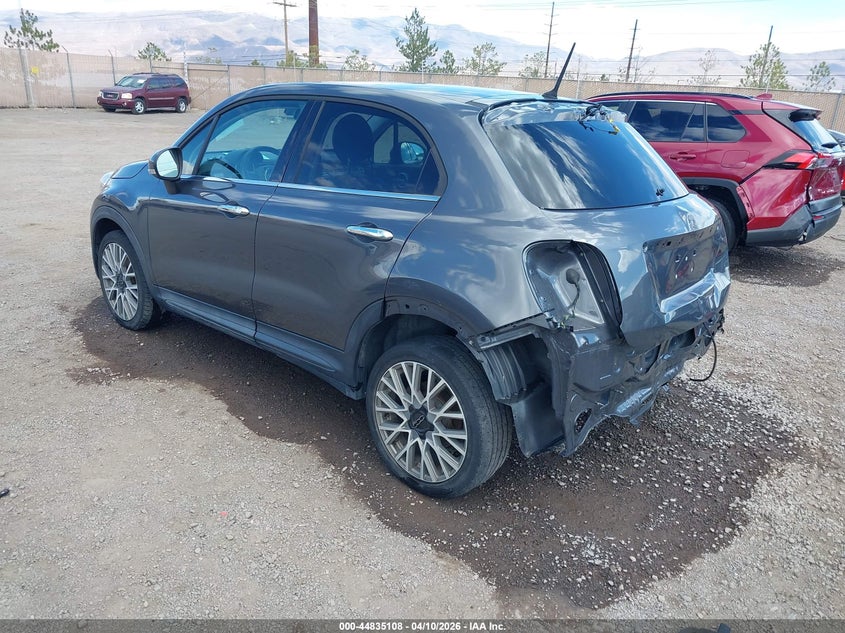 2018 Fiat 500x VIN ZFBCFXDB0JP652208 IAAI salvage auction — REAR END, Salvage Title, sold $1,200 on 2026-08-08 (photo 3)