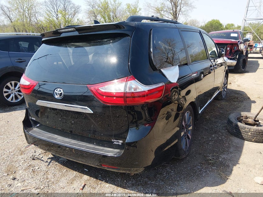 2018 Toyota Sienna VIN 5TDDZ3DC6JS192262 IAAI salvage auction — LEFT SIDE, Salvage Title, sold $2,450 on 2026-07-29 (photo 4)