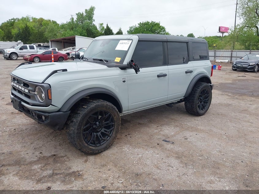 2024 Ford Bronco VIN 1FMDE7BH5RLA71524 IAAI salvage auction — FRONT END, Clear (Oklahoma), sold $17,300 on 2026-07-04 (photo 2)