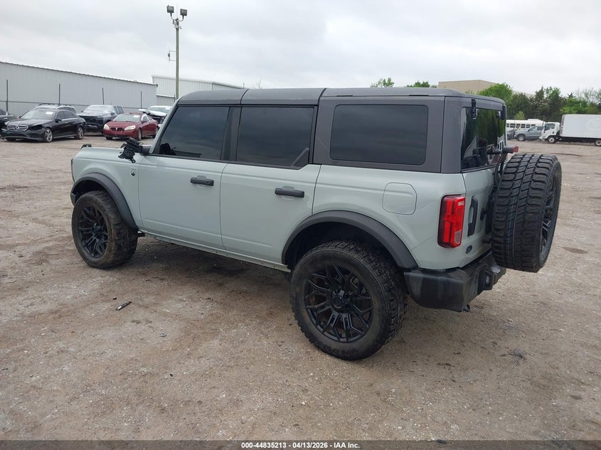 2024 Ford Bronco VIN 1FMDE7BH5RLA71524 IAAI salvage auction — FRONT END, Clear (Oklahoma), sold $17,300 on 2026-07-04 (photo 3)