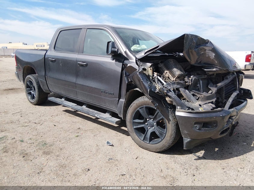 2020 Ram 1500 VIN 1C6SRFFT0LN274493 IAAI salvage auction — FRONT END, Salvage Title, sold $1,550 on 2026-07-24 (photo 1)