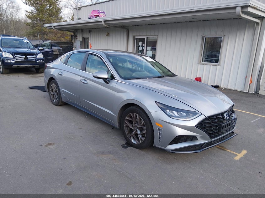 2020 Hyundai Sonata VIN 5NPEF4JA7LH021423 IAAI salvage auction — FRONT & REAR, Wait Title, sold $3,650 on 2026-07-09 (photo 1)
