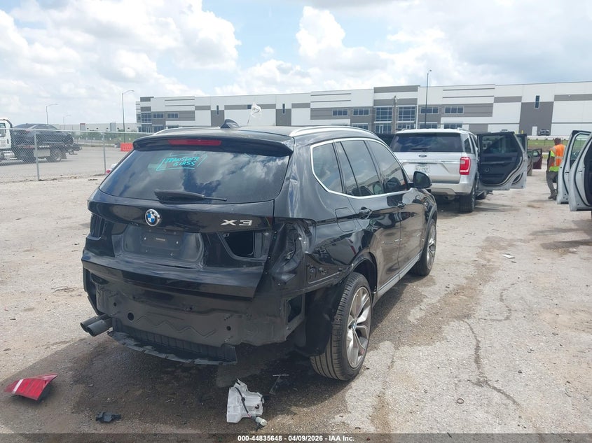 2017 BMW X3 VIN 5UXWX7C35H0W39215 IAAI salvage auction — REAR END, Original (Texas), sold $2,825 on 2026-07-21 (photo 4)