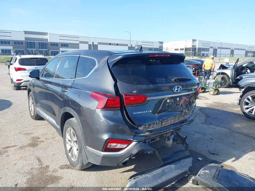 2020 Hyundai Santa fe VIN 5NMS33AD3LH244653 IAAI salvage auction — REAR END, Original (Texas), sold $6,450 on 2026-07-18 (photo 3)