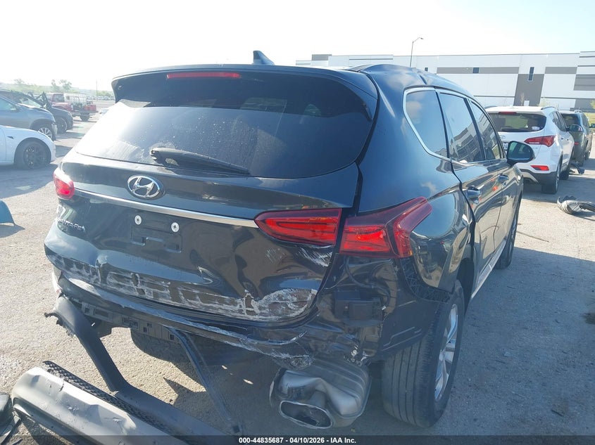 2020 Hyundai Santa fe VIN 5NMS33AD3LH244653 IAAI salvage auction — REAR END, Original (Texas), sold $6,450 on 2026-07-18 (photo 4)