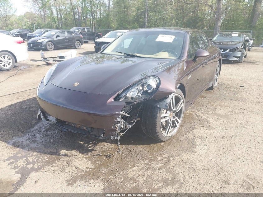 2013 Porsche Panamera VIN WP0AA2A74DL016523 IAAI salvage auction — LEFT FRONT, Wait Title, sold $675 on 2026-07-22 (photo 2)