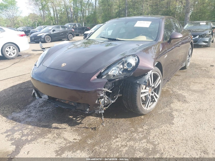 2013 Porsche Panamera VIN WP0AA2A74DL016523 IAAI salvage auction — LEFT FRONT, Wait Title, sold $675 on 2026-07-22 (photo 6)