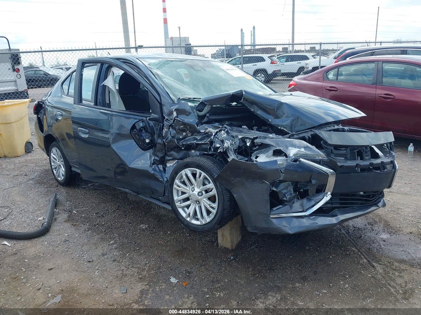 2024 Mitsubishi Mirage VIN ML32FUFJ0RHF19309 IAAI salvage auction — ALL OVER, Wait Title, sold $1,000 on 2026-07-08 (photo 1)