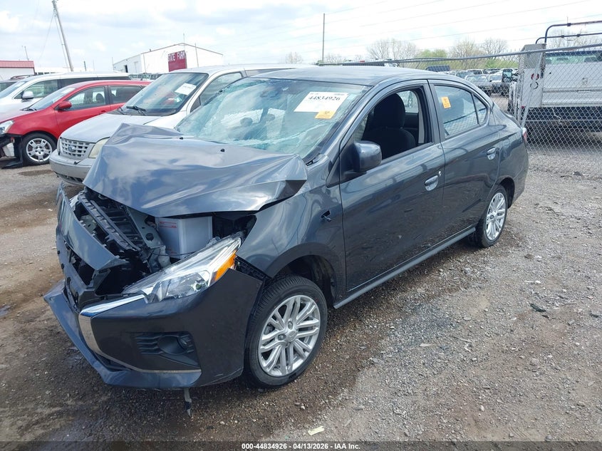 2024 Mitsubishi Mirage VIN ML32FUFJ0RHF19309 IAAI salvage auction — ALL OVER, Wait Title, sold $1,000 on 2026-07-08 (photo 2)
