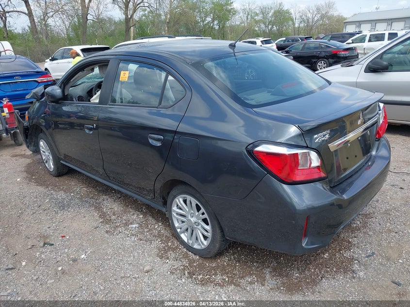 2024 Mitsubishi Mirage VIN ML32FUFJ0RHF19309 IAAI salvage auction — ALL OVER, Wait Title, sold $1,000 on 2026-07-08 (photo 3)
