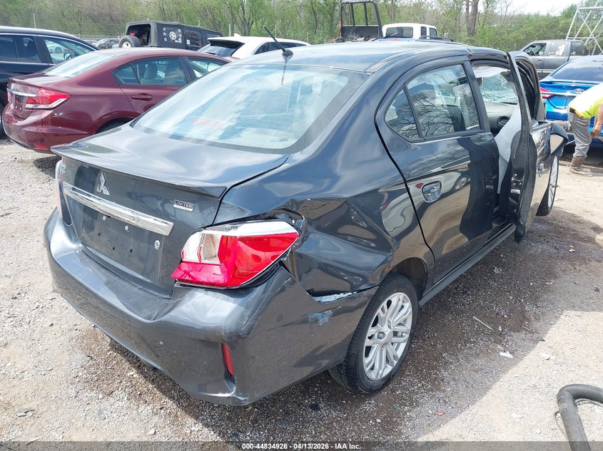 2024 Mitsubishi Mirage VIN ML32FUFJ0RHF19309 IAAI salvage auction — ALL OVER, Wait Title, sold $1,000 on 2026-07-08 (photo 4)