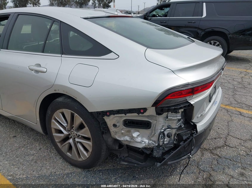 2024 Toyota Mirai VIN JTDAAAAA4RA011685 IAAI salvage auction — LEFT REAR, Salvage (California), sold $5,100 on 2026-07-28 (photo 6)