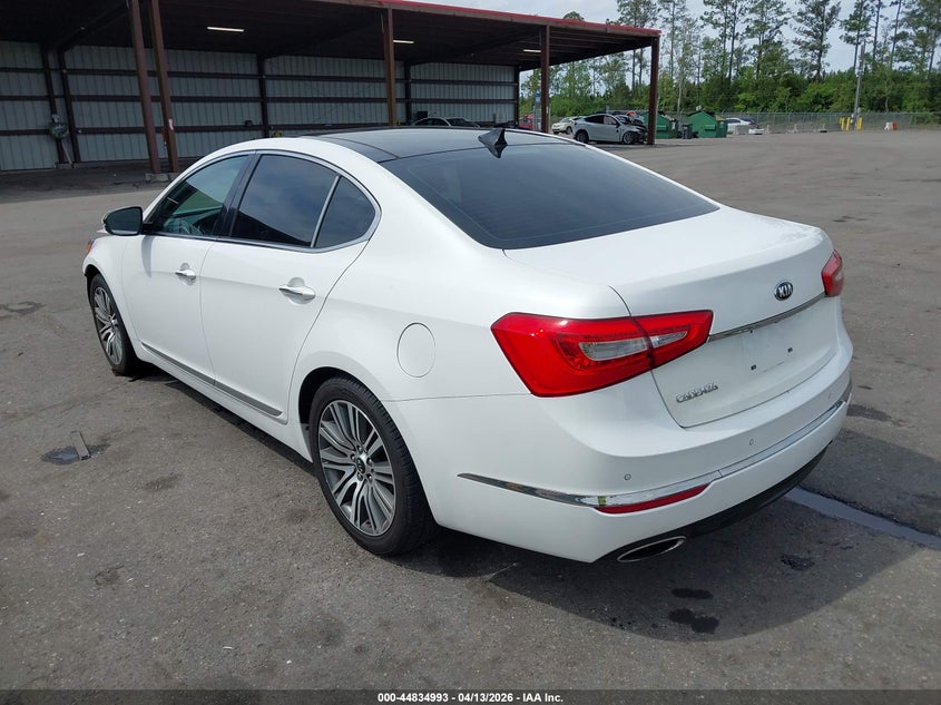 2016 Kia Cadenza VIN KNALN4D73G5213578 IAAI salvage auction — FRONT END, Salvage Title, sold $1,750 on 2026-07-08 (photo 3)