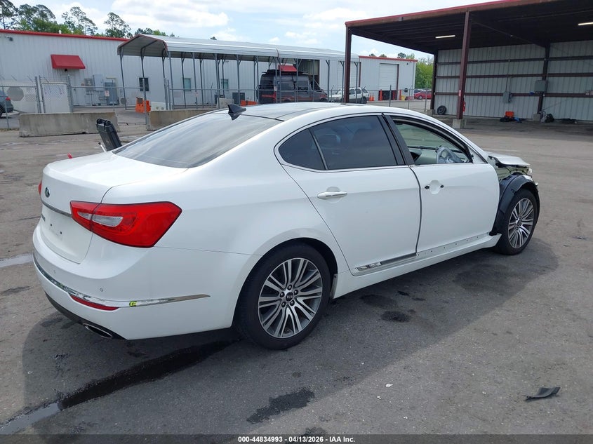 2016 Kia Cadenza VIN KNALN4D73G5213578 IAAI salvage auction — FRONT END, Salvage Title, sold $1,750 on 2026-07-08 (photo 4)