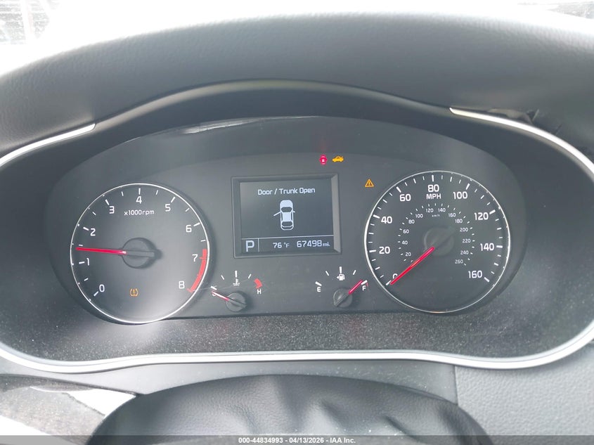 2016 Kia Cadenza VIN KNALN4D73G5213578 IAAI salvage auction — FRONT END, Salvage Title, sold $1,750 on 2026-07-08 (photo 7)