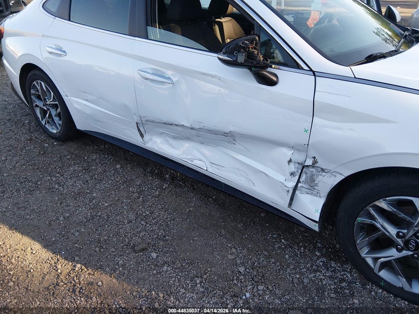 2020 Hyundai Sonata VIN 5NPEF4JA3LH033844 IAAI salvage auction — RIGHT SIDE, Wait Title, sold $4,050 on 2026-07-22 (photo 6)