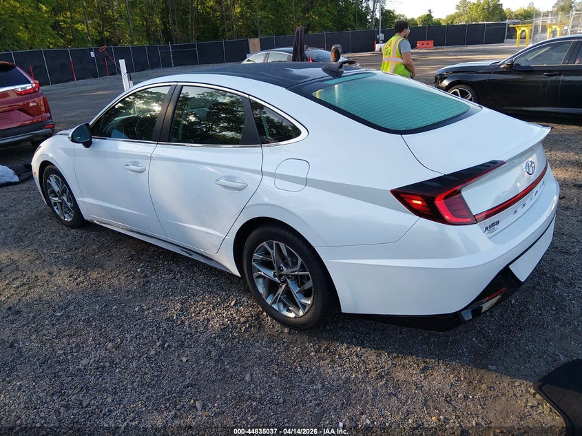 2020 Hyundai Sonata VIN 5NPEF4JA3LH033844 IAAI salvage auction — RIGHT SIDE, Wait Title, sold $4,050 on 2026-07-22 (photo 3)