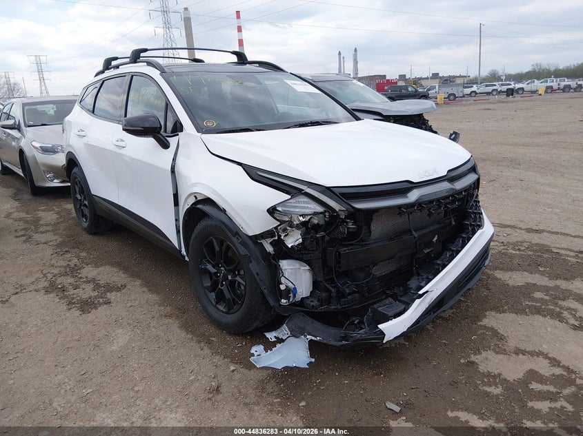 2023 Kia Sportage VIN 5XYK7CAFXPG071770 IAAI salvage auction — FRONT END, Salvage (Indiana), sold $7,500 on 2026-07-12 (photo 1)