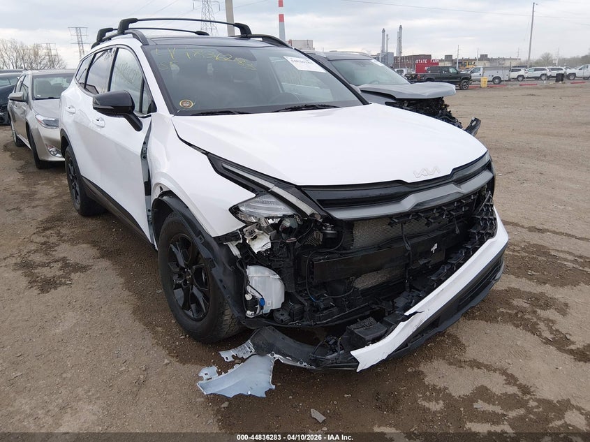 2023 Kia Sportage VIN 5XYK7CAFXPG071770 IAAI salvage auction — FRONT END, Salvage (Indiana), sold $7,500 on 2026-07-12 (photo 6)