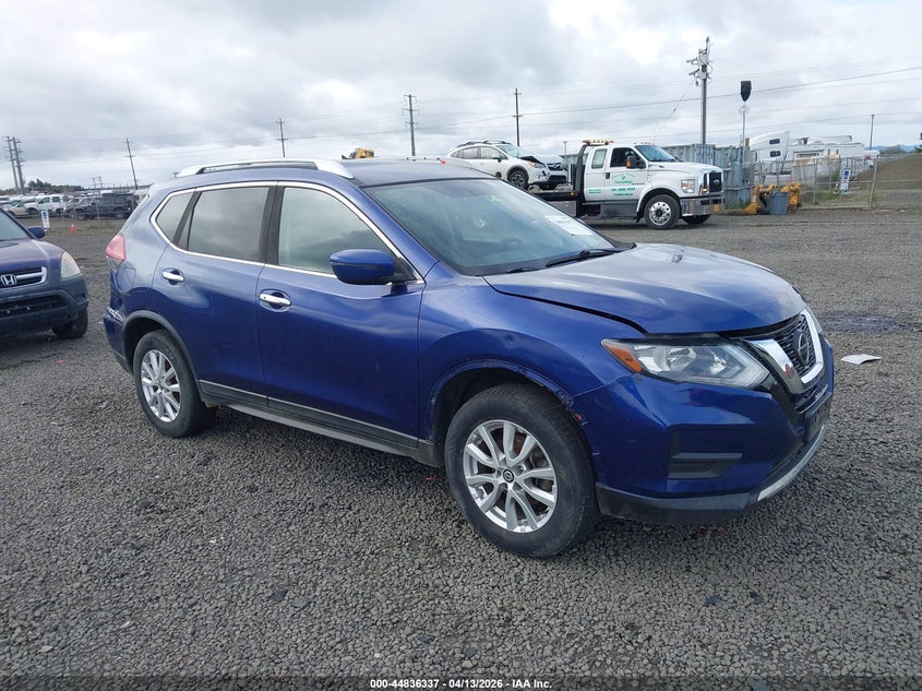 2018 Nissan Rogue VIN KNMAT2MV1JP597200 IAAI salvage auction — REAR END, Salvage (Oregon), sold $850 on 2026-07-06 (photo 1)