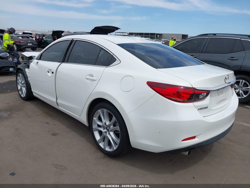 2016 Mazda VIN JM1GJ1V53G1455404 IAAI salvage auction — LEFT FRONT, Salvage Title, sold $2,300 on 2026-08-01 (photo 3)