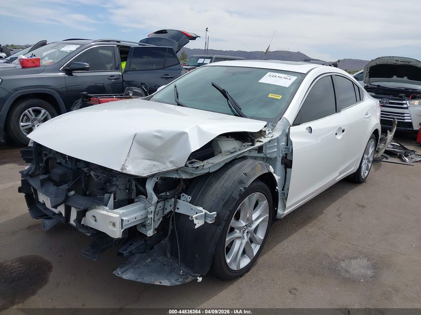 2016 Mazda VIN JM1GJ1V53G1455404 IAAI salvage auction — LEFT FRONT, Salvage Title, sold $2,300 on 2026-08-01 (photo 6)