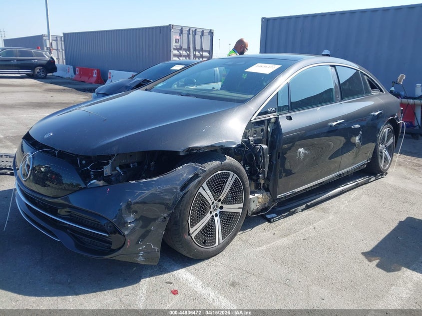 2023 Mercedes-benz Eqs VIN W1KCG2DB2PA033687 IAAI salvage auction — FRONT END, Wait Title, sold $15,400 on 2026-07-30 (photo 2)