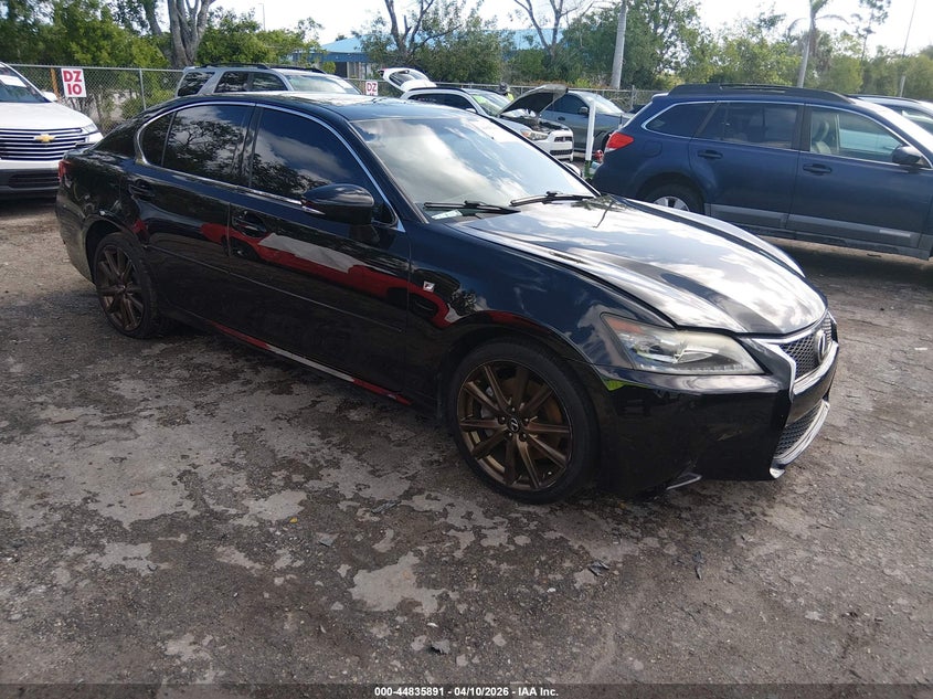 2015 Lexus Gs VIN JTHCE1BL9FA008675 IAAI salvage auction — REAR END, Rebuildable (Florida), sold $4,800 on 2026-07-21 (photo 1)