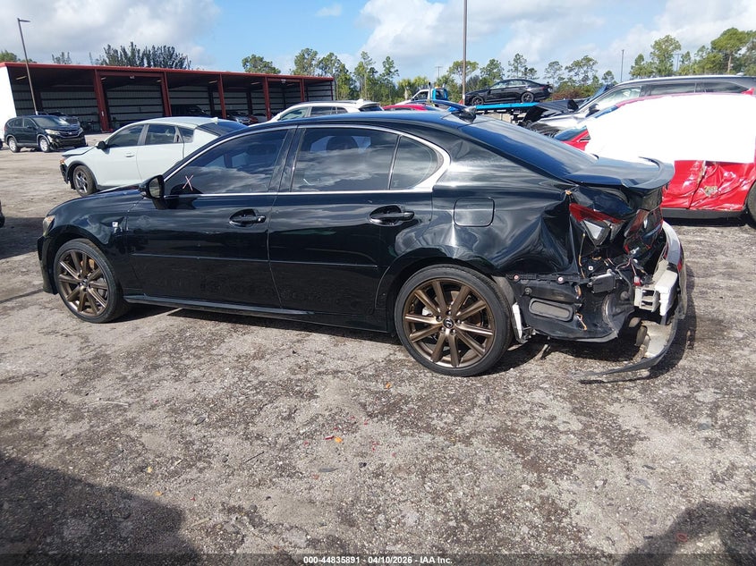 2015 Lexus Gs VIN JTHCE1BL9FA008675 IAAI salvage auction — REAR END, Rebuildable (Florida), sold $4,800 on 2026-07-21 (photo 6)