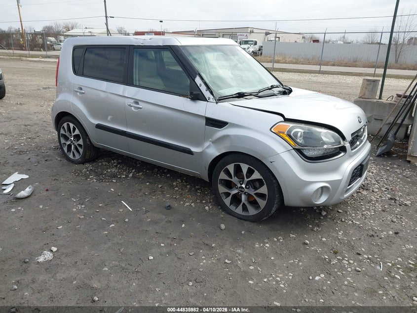 2013 Kia Soul VIN KNDJT2A68D7511530 IAAI salvage auction — RIGHT SIDE, Salvage Title, sold $350 on 2026-07-23 (photo 1)
