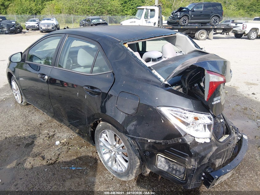 2015 Toyota Corolla VIN 5YFBURHE0FP311010 IAAI salvage auction — REAR END, Salvage Title, sold $25 on 2026-07-21 (photo 3)