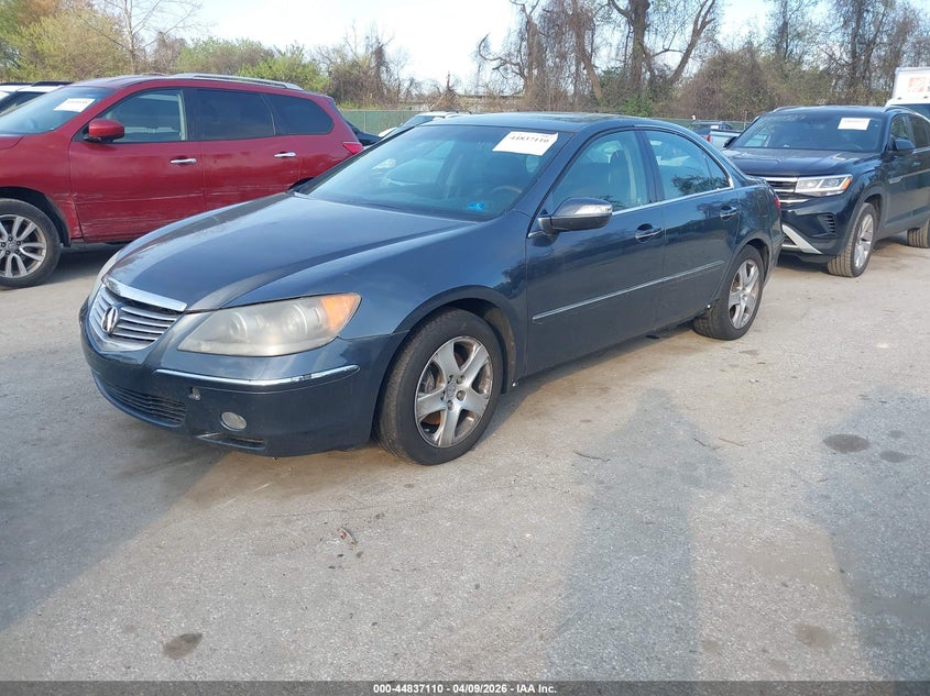 2005 Acura Rl VIN JH4KB16555C017960 IAAI salvage auction — FRONT END, Salvage (Texas), sold $300 on 2026-07-09 (photo 2)
