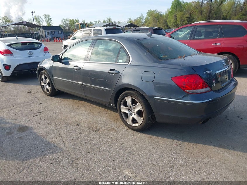 2005 Acura Rl VIN JH4KB16555C017960 IAAI salvage auction — FRONT END, Salvage (Texas), sold $300 on 2026-07-09 (photo 3)