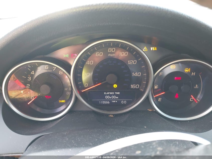2005 Acura Rl VIN JH4KB16555C017960 IAAI salvage auction — FRONT END, Salvage (Texas), sold $300 on 2026-07-09 (photo 7)