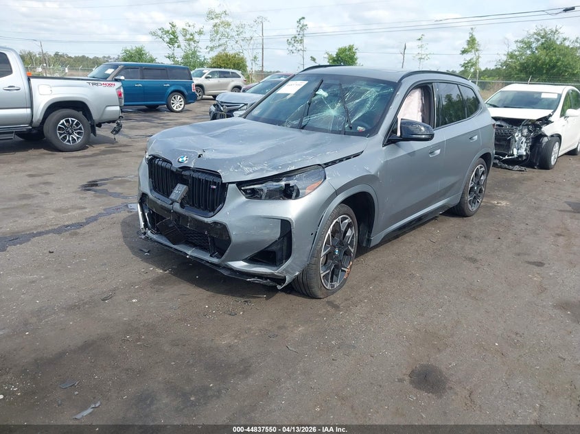 2025 BMW X1 VIN WBX13EF0XS5391831 IAAI salvage auction — FRONT & REAR, Salvage Title, sold $15,050 on 2026-07-20 (photo 2)