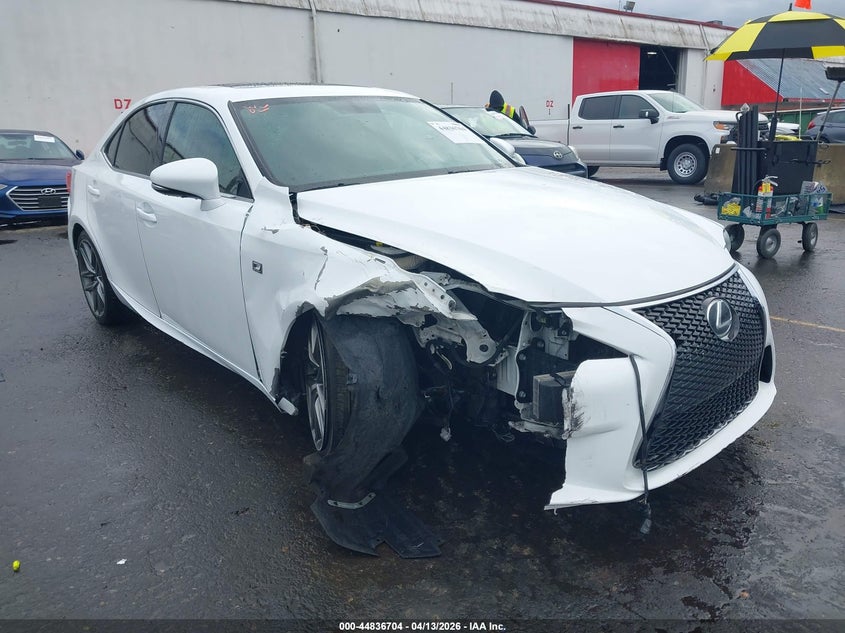 2015 Lexus Is VIN JTHBF1D22F5081389 IAAI salvage auction — RIGHT SIDE, Wait Title, sold $5,100 on 2026-07-23 (photo 1)